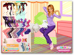 Pajama Queen Dress Up screenshot