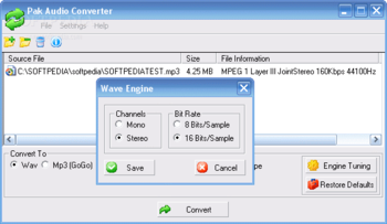 Pak Audio Converter screenshot 2