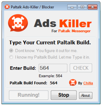 Paltalk Ads Killer screenshot