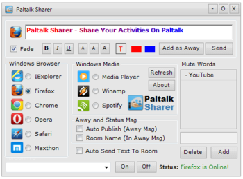 Paltalk Sharer screenshot