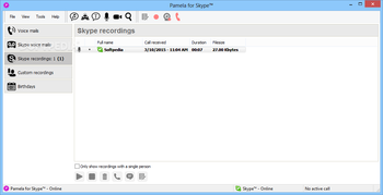 Pamela for Skype Basic Version screenshot
