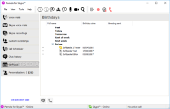 Pamela for Skype Business Version screenshot