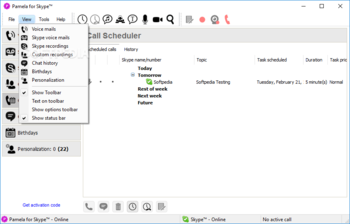 Pamela for Skype Business Version screenshot 3