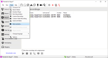 Pamela for Skype Professional Version screenshot 5