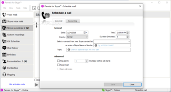 Pamela for Skype Professional Version screenshot 6