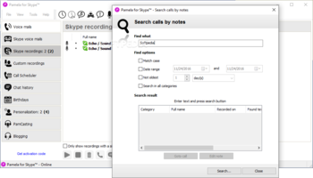 Pamela for Skype Professional Version screenshot 8