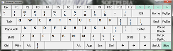 Panasonic Software Keyboard screenshot 1
