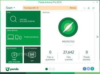 Panda Antivirus Pro screenshot