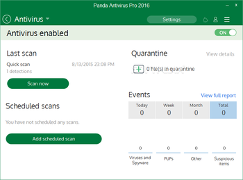 Panda Antivirus Pro screenshot 6