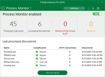 Panda Antivirus Pro screenshot 8
