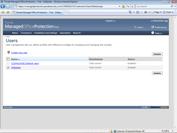 Panda Cloud Office Protection screenshot 10