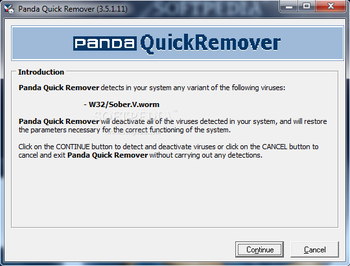 Panda Quick Remover screenshot