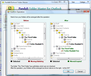 Pandali Folder Master for Outlook screenshot 2