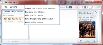 PandoraSmall screenshot 2