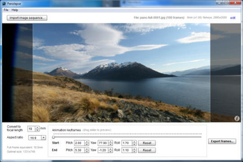 Panolapse screenshot 2