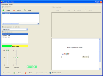 Panopreter Spanish edition screenshot 2