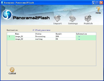 Panorama2Flash screenshot 2