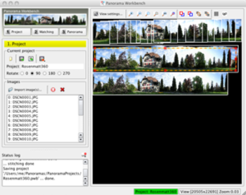 PanoramaWorkbench screenshot