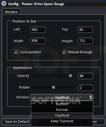 Panzer Storage Gauge MKI for XWidget screenshot 3