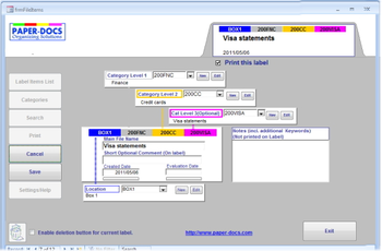 Paper-Docs Organizing Solution screenshot