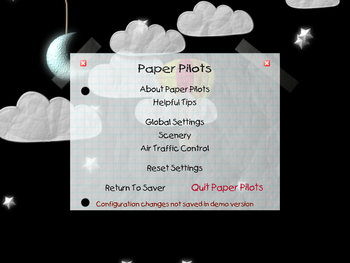 Paper Pilots Screensaver screenshot 2