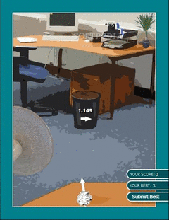 Paper Toss screenshot