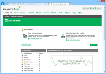 PaperCut NG screenshot