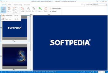 PaperScan Scanner Software Home Edition screenshot