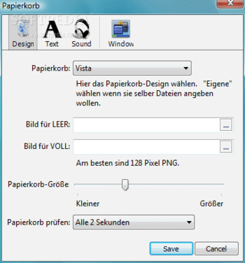 Papierkorb screenshot 2