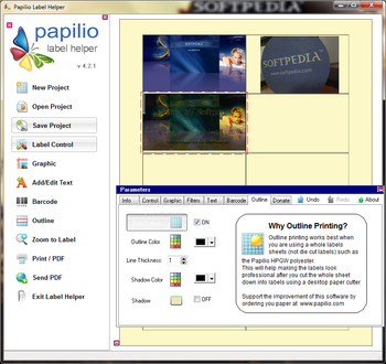 Papilio Label Helper screenshot 5