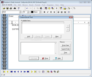 Paraben's Daily Journal screenshot 3