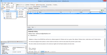 Paraben's E-mail Examiner screenshot 3