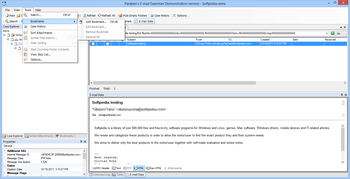 Paraben's E-mail Examiner screenshot 4