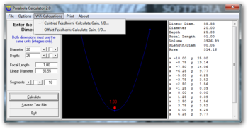 Parabola Calculator screenshot 3