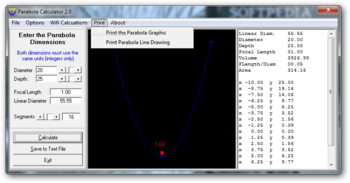 Parabola Calculator screenshot 4