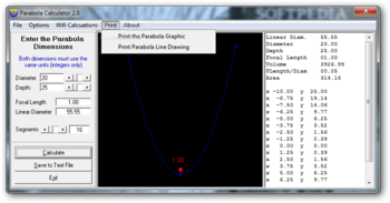 Parabola Calculator Portable screenshot 4