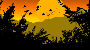 Paradise Birds Screensaver screenshot