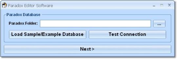 Paradox Editor Software screenshot