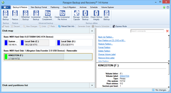 Paragon Backup and Recovery Home screenshot 2