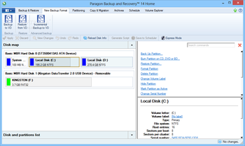 Paragon Backup and Recovery Home screenshot 4