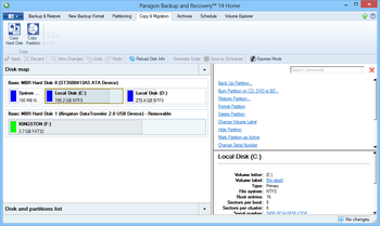 Paragon Backup and Recovery Home screenshot 5