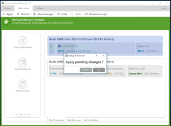 Paragon Backup & Recovery 16  screenshot 3
