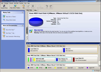 Paragon Disk Wiper 11 screenshot