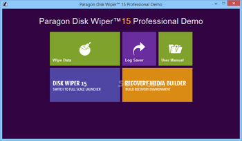 Paragon Disk Wiper Professional screenshot