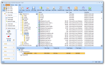 Paragon Easy CD-DVD Recorder screenshot 2