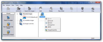 Paragon Encrypted Disk screenshot