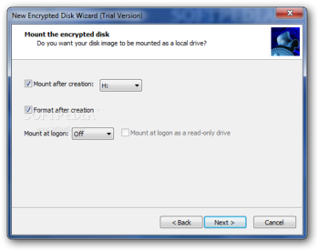 Paragon Encrypted Disk screenshot 5