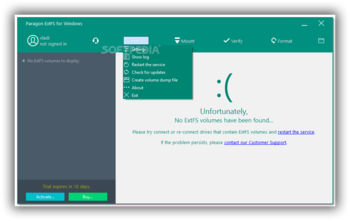 Paragon ExtFS screenshot 2