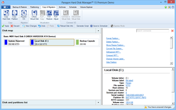 Paragon Hard Disk Manager 15 Premium screenshot 5