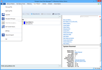 Paragon Hard Disk Manager Business screenshot 3